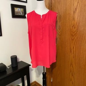 NYDJ sleeveless blouse - Size XL in bright pink